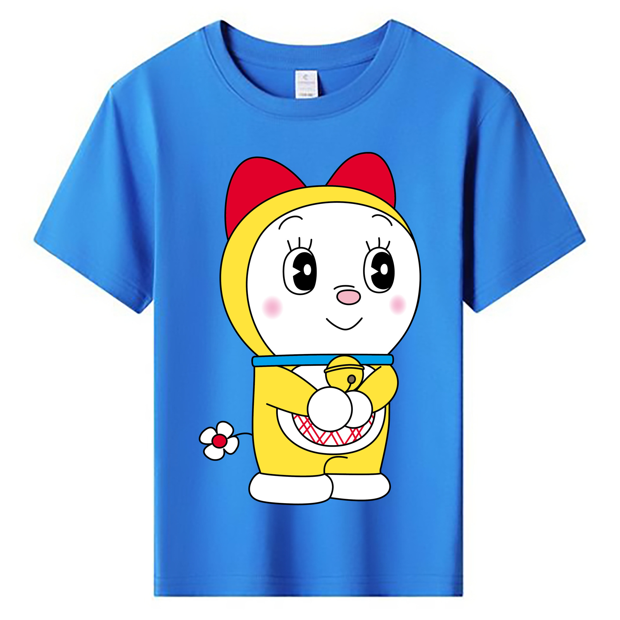 （画像用） ドラえもん ドラミ Doraemon Dorami 綿100％キッズTシャツ（フロントプリント）